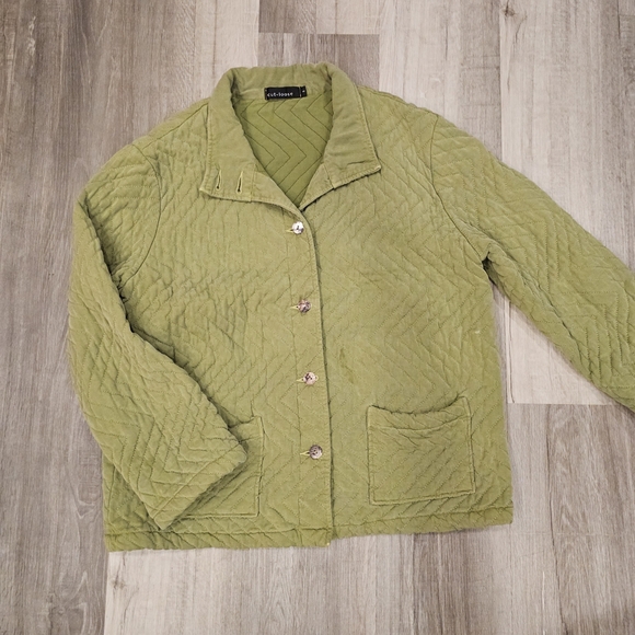 Cut Loose Olive Quilted Utility Jacket - Picture 2 of 9